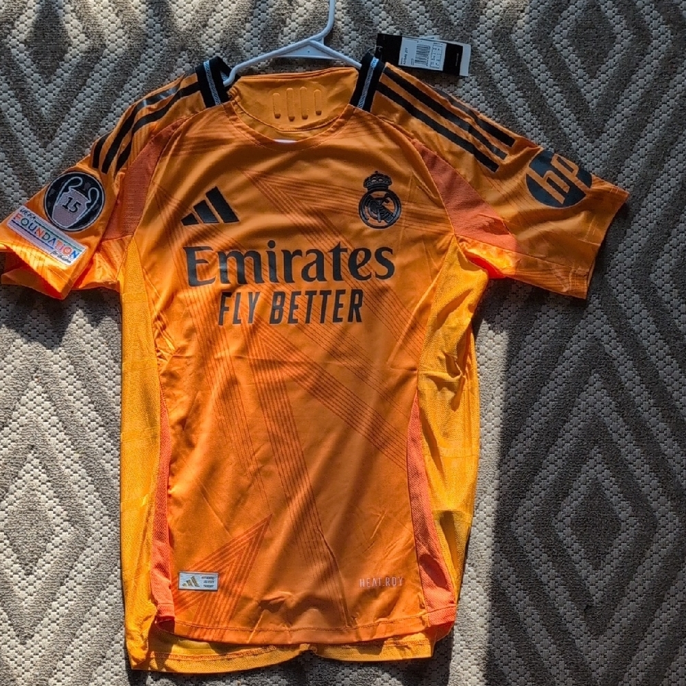 Adidas Real Madrid Orange Soccer Jersey